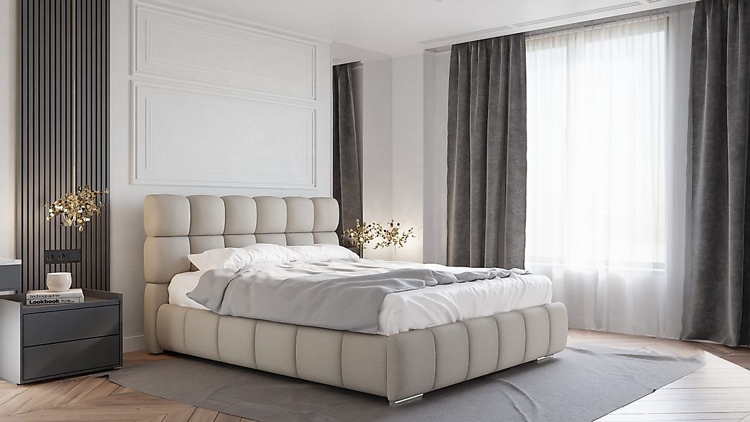 PANDA MÖBEL GmbH Polsterbett BLISS Luxus-Bett günstig online kaufen