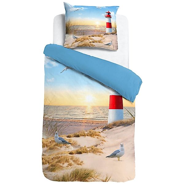 ESPiCO Bettwäsche Leuchtturm, Renforcé, 2 teilig, günstig online kaufen