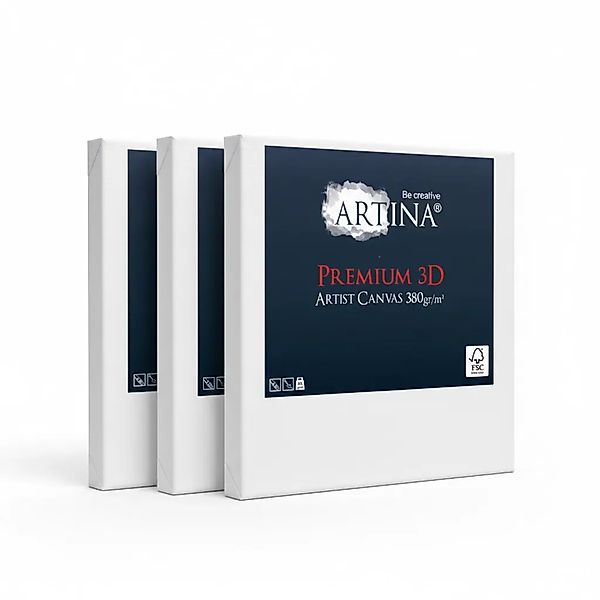 Artina Premium 3D Keilrahmen 50x150cm FSC 3tlg günstig online kaufen