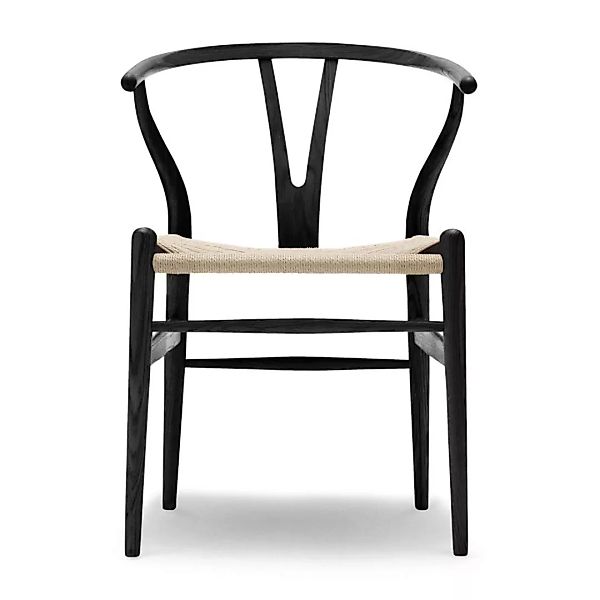 Carl Hansen - CH24 Wishbone Chair Gestell Eiche - Eiche schwarz lackiert/Ge günstig online kaufen
