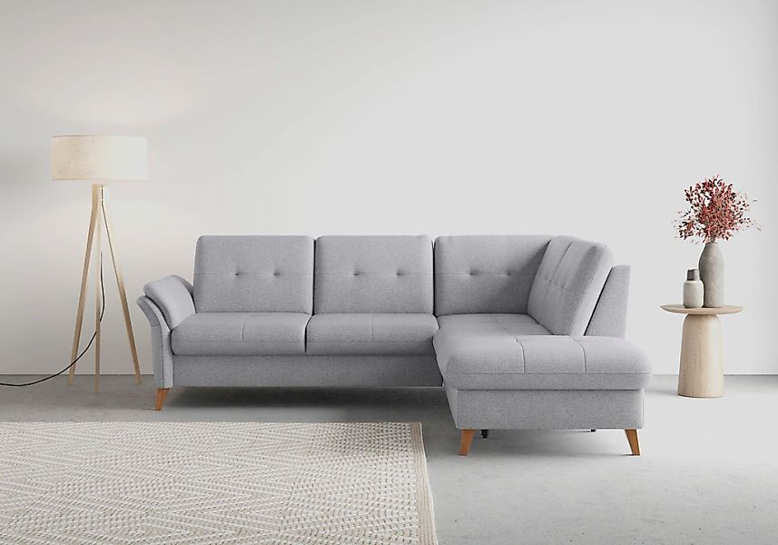 sit&more Ecksofa "Göteborg", inkl. Sitztiefenverstellung, wahlweise mit Bet günstig online kaufen