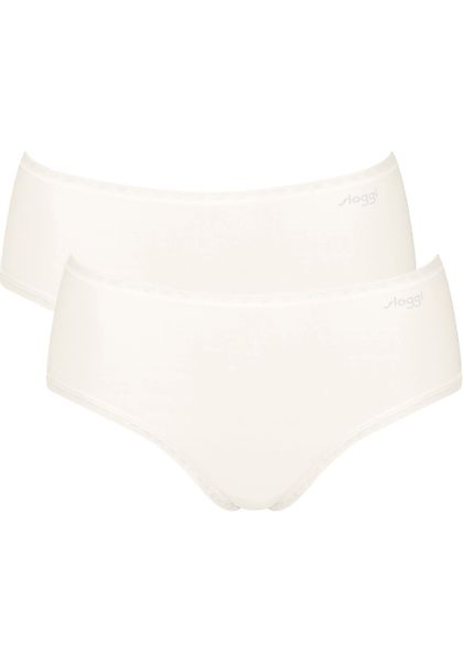 sloggi Midislip "GO", (2er Pack), zarte Spitzendetails, weich günstig online kaufen