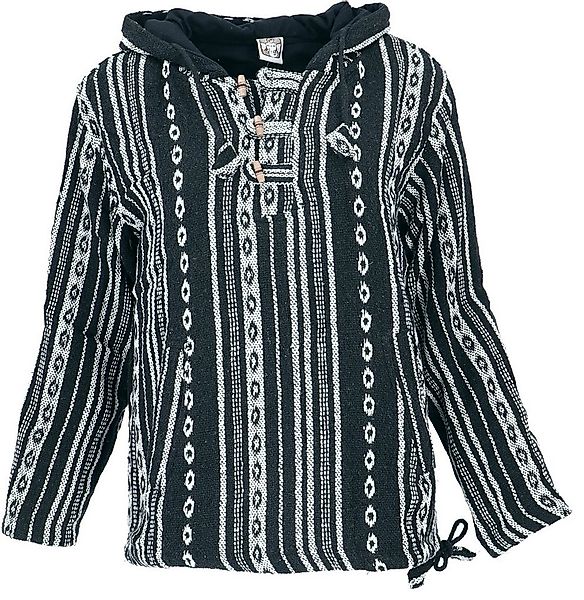 Guru-Shop Sweater Goa Kapuzenshirt, Baja Hoodie, Boho Style.. Hippie, Ethno günstig online kaufen