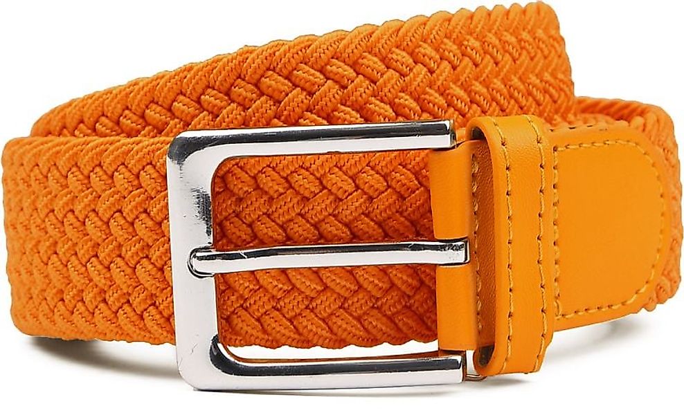 Suitable Geflochtener Gürtel Orange - Größe 85 günstig online kaufen