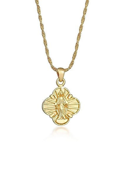 Elli Kette mit Anhänger Kreuz Religion Jungfrau Maria Glaube 925 Silber, Ma günstig online kaufen