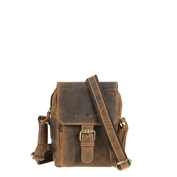 Greenburry Umhängetasche "Vintage" Leder Schultertasche 16x21cm günstig online kaufen