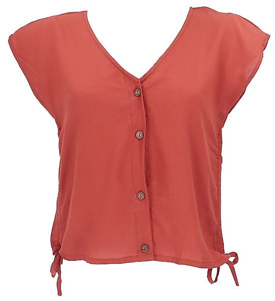 Guru-Shop Longbluse Luftiges Boho Blusentop, Basic Sommertop mit.. alternat günstig online kaufen