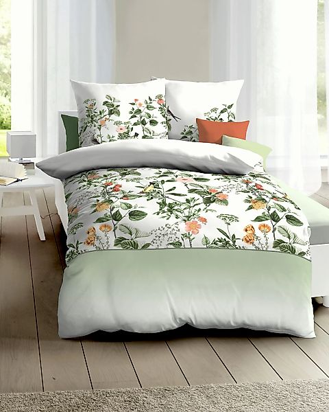Kaeppel Bettwäsche "Formosa" 2 Stk. tlg. Mit Blumen günstig online kaufen