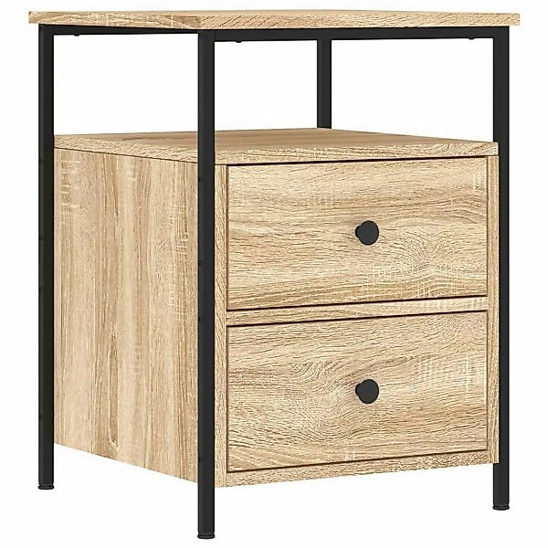vidaXL Nachttisch Sonoma-Eiche 44x45x60 cm Holzwerkstoff günstig online kaufen