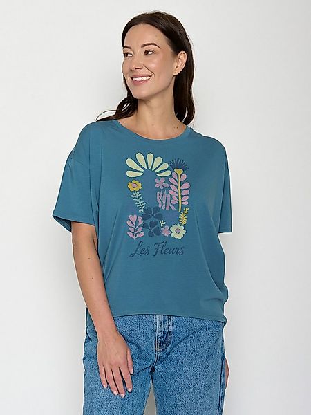 GreenBomb T-Shirt Feel Les Fleurs (1-tlg., 1) lockerer Schnitt, leichter Fa günstig online kaufen