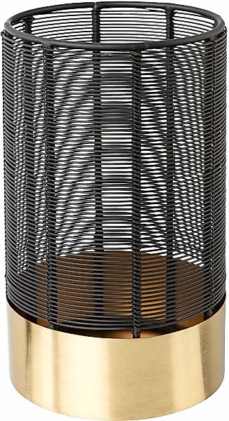 Leonique Windlicht "Kerzenhalter Alienor" aus Metall, mit Draht-Struktur günstig online kaufen