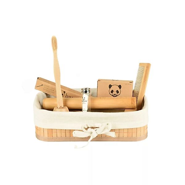 Bambusliebe - Bambus Hygiene Set - Mit Zahnbürste, Wattestäbchen, Zahnseide günstig online kaufen