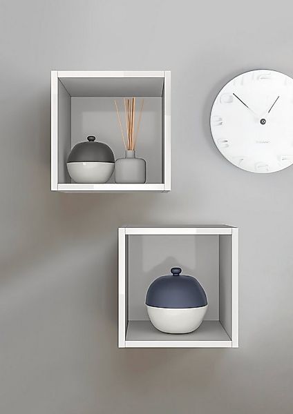 Home affaire Wandregal Infinity, Set 2-tlg., Würfelregal 2er-Set, Breite 28 günstig online kaufen