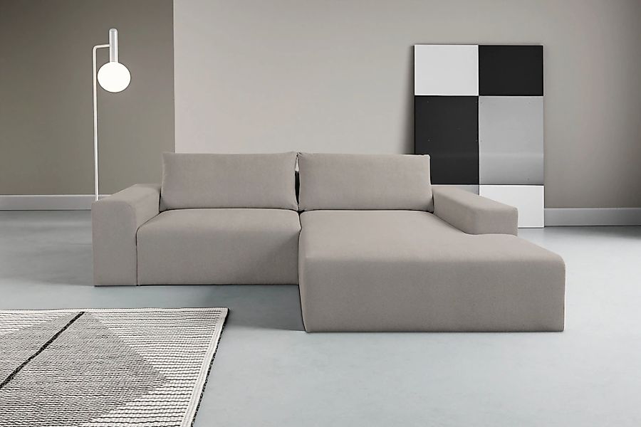 WERK2 Ecksofa "Rio, elegant & bequem, Breite 262 cm, L-Form" Puristisches D günstig online kaufen