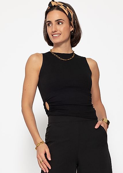 SASSYCLASSY T-Shirt Figurbetontes Strick-Top Damen mit günstig online kaufen