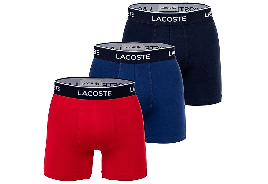 Lacoste Boxer Herren Boxershort 3er Pack Baumwolle (Packung, 3er Pack) günstig online kaufen
