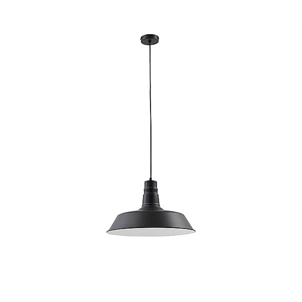 Lindby Pendelleuchte Laylan 10030688 Modern in Schwarz aus Metall 1-flammig günstig online kaufen
