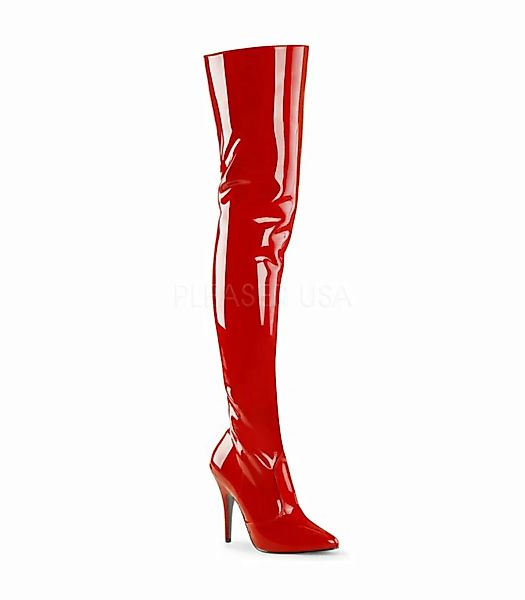 Overknee Stiefel SEDUCE-3010 - Lack Rot (Schuhgröße: EUR 41) günstig online kaufen