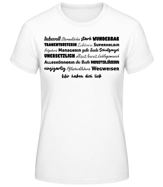 Wir Haben Dich Lieb · Frauen Basic T-Shirt günstig online kaufen