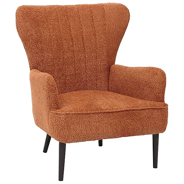 MCW Lounge-Sessel K37 Stoff Chenille 500g/m² Orange günstig online kaufen