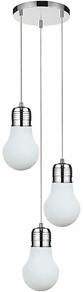 SPOT Light Pendelleuchte »Bulb«, 3 flammig, Leuchtmittel E27   Leuchtmittel günstig online kaufen