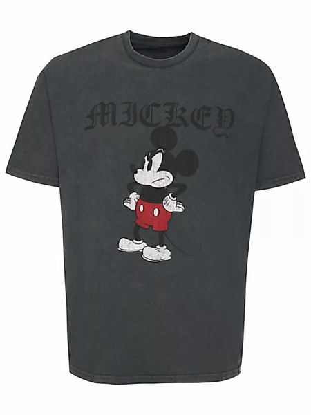 Recovered T-Shirt Disney Grumpy Mickey GOTS zertifizierte Bio-Baumwolle günstig online kaufen