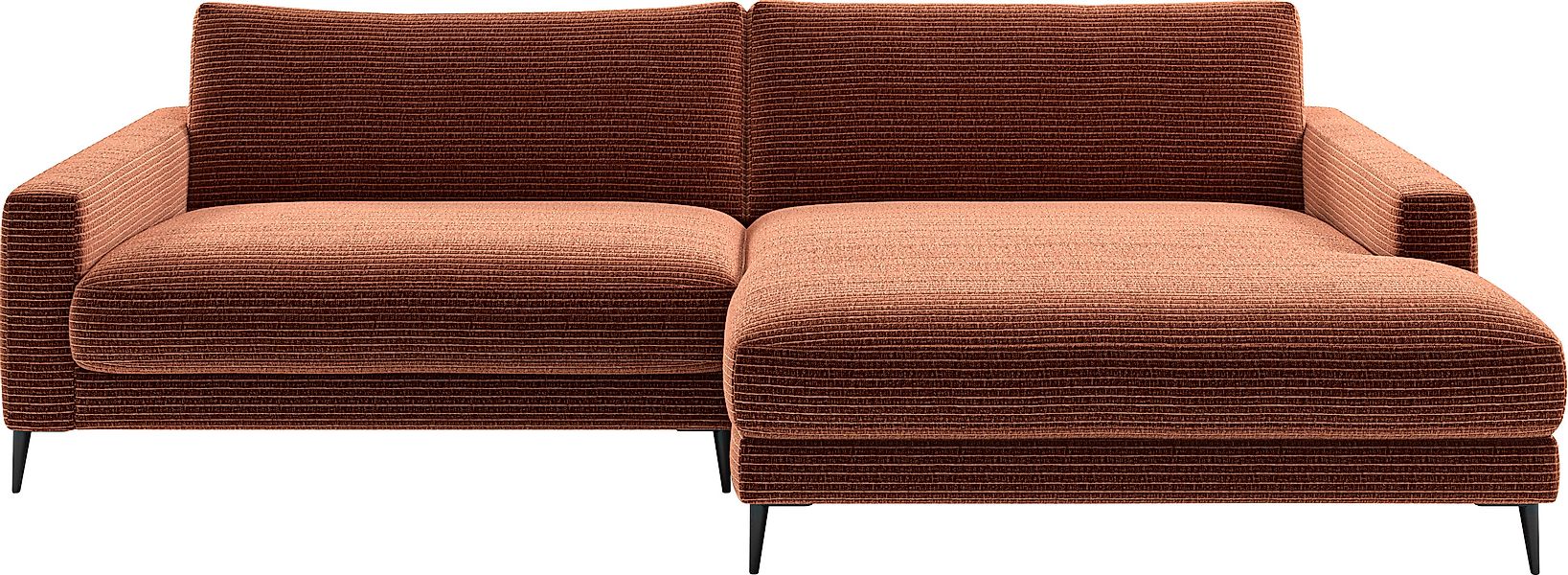 Home affaire Ecksofa »Downtown, B/T/H: 272/190/84 cm L-Form« weicher Sitzko günstig online kaufen