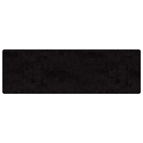 vidaXL Teppichläufer Schwarz 80 x 300 cm 100% Polypropylen Tuft 42011407 günstig online kaufen