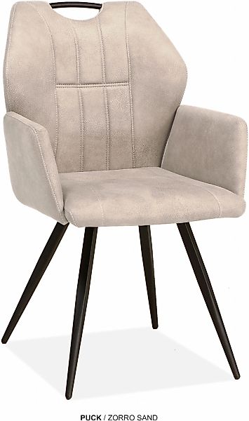 OMG Design Esszimmerstuhl "Puck" (Set) 2 Stk. Stoff Esszimmerstuhl, pflegel günstig online kaufen