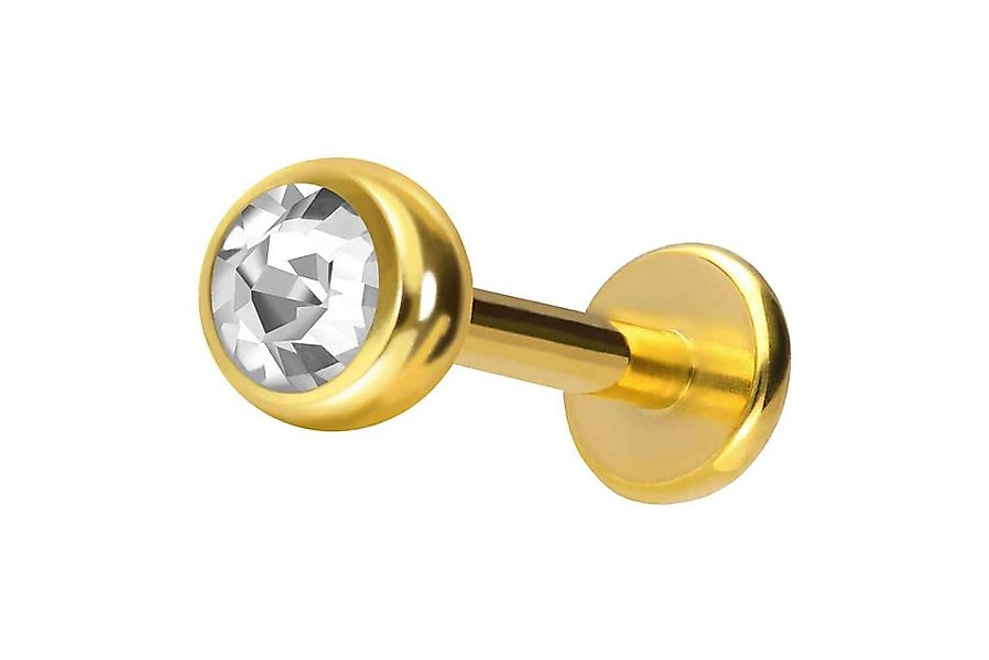 PIERCINGLINE Piercing-Set Titan Labret KRISTALL (Labrets, 1-tlg) günstig online kaufen