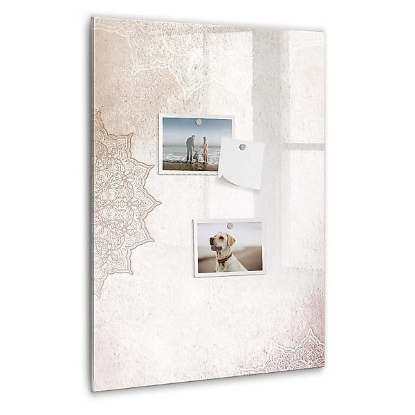 Tulup Magnettafel Glas Mandalas 40x60 cm Magnettafel Zum Schreiben Schwarze günstig online kaufen