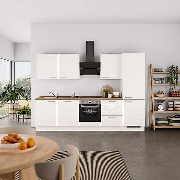 nobilia® Küchenzeile »"Laser II", Ausrichtung wählbar, Breite 300 cm« vormo günstig online kaufen