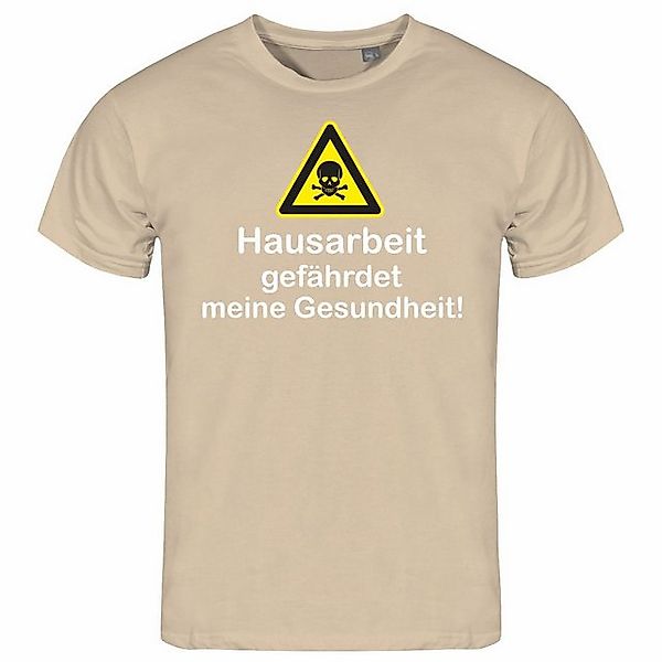 deinshirt Print-Shirt Herren T-Shirt Hausarbeit gefährdet meine Gesundheit günstig online kaufen