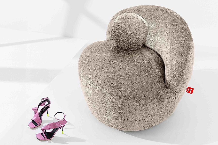 KONSIMO® Cocktailsessel NELUM Modern Sessel, organische günstig online kaufen