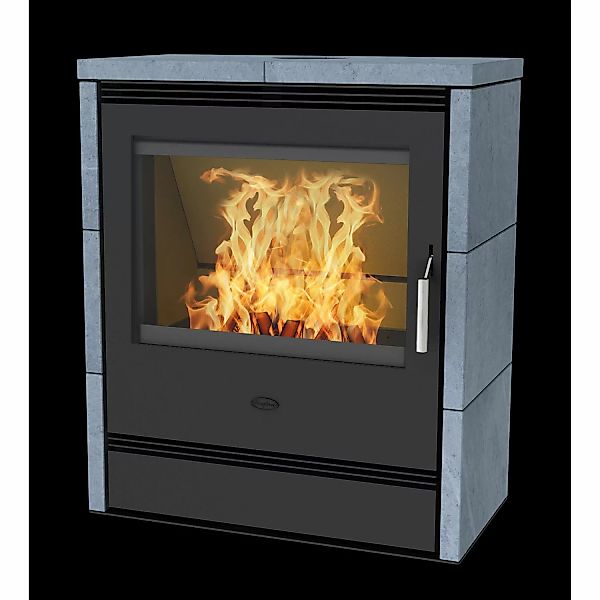 Fireplace Küchenofen Speckstein Schwarz 9,5 kW mit Automatik günstig online kaufen