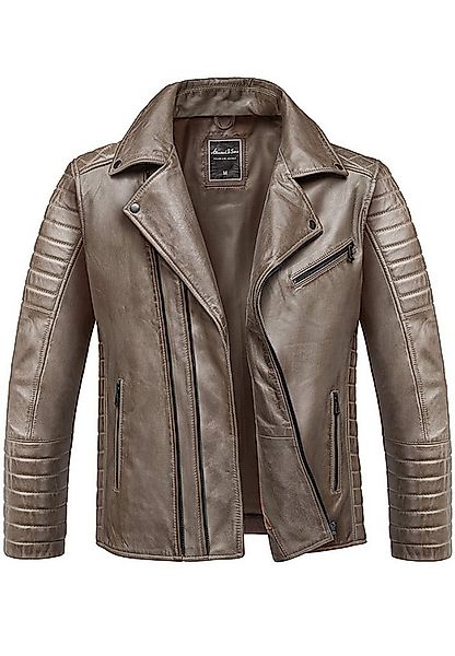 Amaci&Sons Lederjacke AMHERST Lederjacke Echtleder Herren Biker Zipper Jack günstig online kaufen