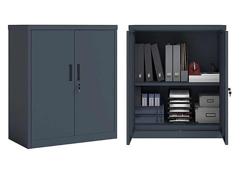 STEELSØN Aktenschrank Regulus (anthrazit, ohne Füße) mit flexibel einstellb günstig online kaufen