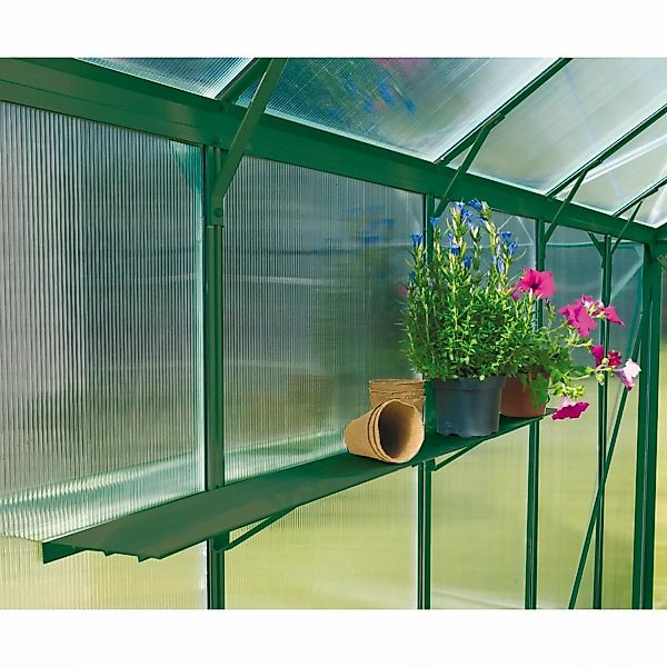 Vitavia Wandregal, Alu grün, BxT: 122x15 cm günstig online kaufen