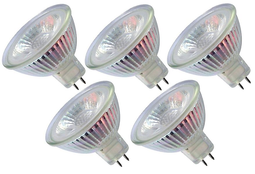 TRANGO LED-Leuchtmittel, 5er Set MR16-NT3 LED Leuchtmittel mit MR16 Fassung günstig online kaufen