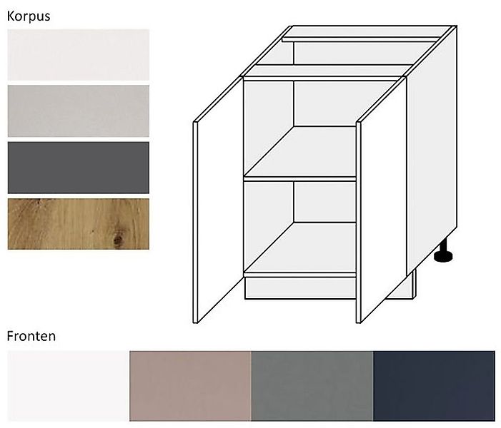 Unterschrank Bonn B/T/H: 60 cm / günstig online kaufen