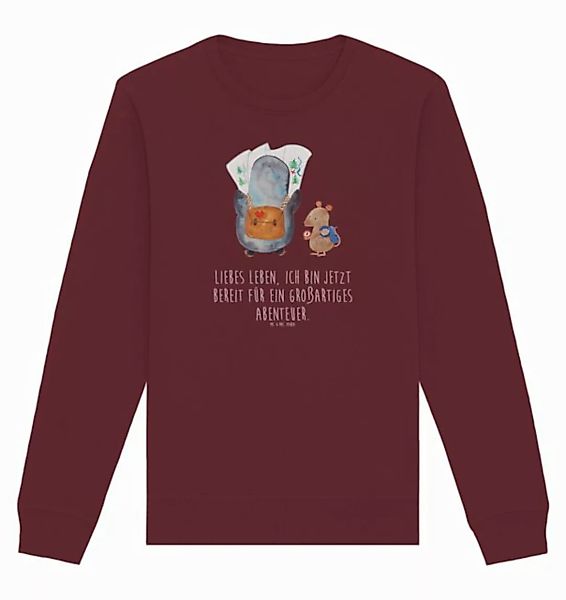 Mr. & Mrs. Panda Longpullover Pinguin & Maus Wanderer Größe XXL - Burgundy günstig online kaufen