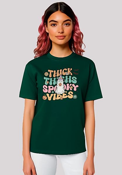 F4NT4STIC T-Shirt "Retro Halloween Thick Thighs Spooky Vibes", Premium Qual günstig online kaufen