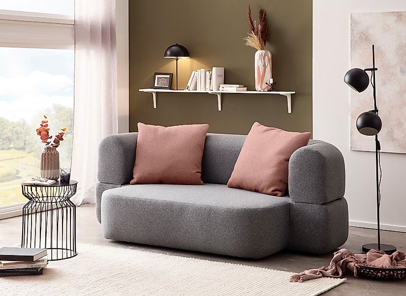 INOSIGN Schlafsofa "Denair oval Federkern, Bettsofa, organisches Design. Br günstig online kaufen