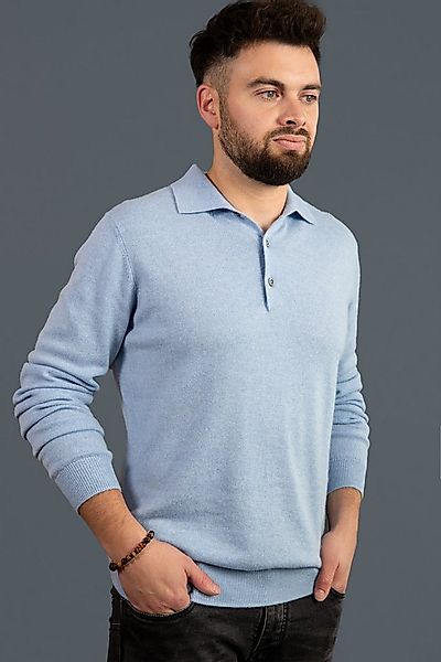 Ariun Kaschmirpullover mit Polokragen günstig online kaufen