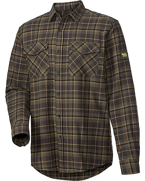 Wald & Forst Flanellhemd Jagdhemd Core Lime-Check günstig online kaufen