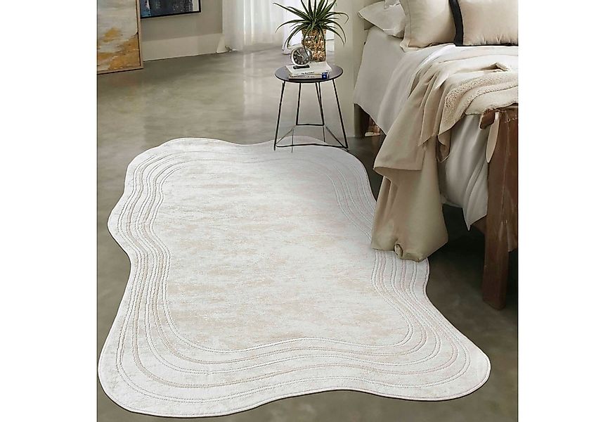 Mazovia Designteppich Modern Unregelmäßig Teppich Weich Teppich für Wohnzim günstig online kaufen