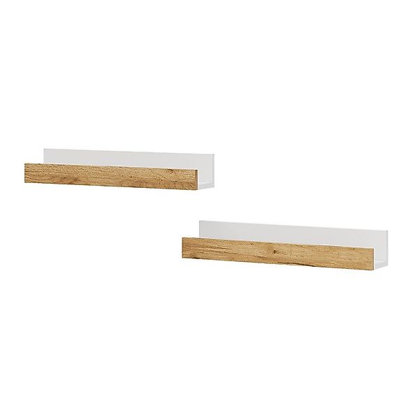 Vicco Bücherregal Tomy, Weiß/Goldkraft Eiche, 60 günstig online kaufen