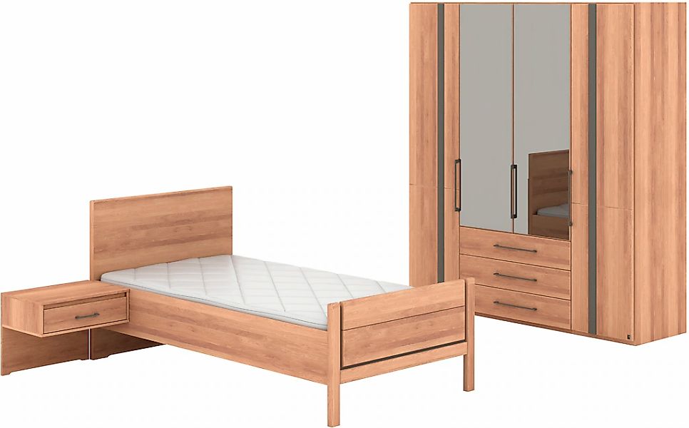 Musterring Schlafzimmer-Set "Sorrent, Kleiderschrank, Bett & Nachtkommoden, günstig online kaufen