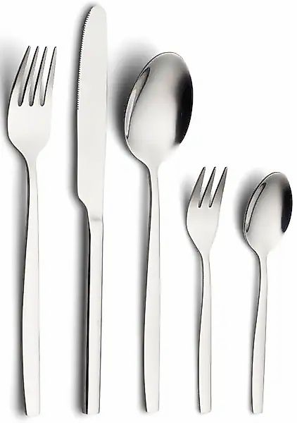 ECHTWERK Besteck-Set »Positano«, (Set, 30 tlg.), Tafelbesteck, silber, Gesc günstig online kaufen