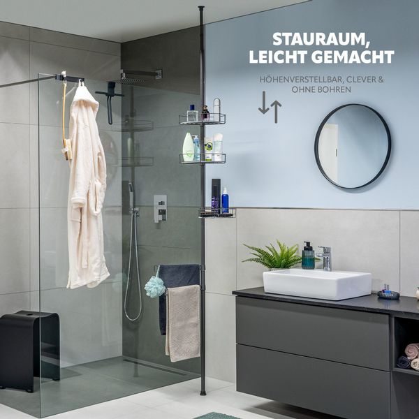 bremermann Teleskopregal Teleskop-Badregal, 3 Körbe, 2 günstig online kaufen